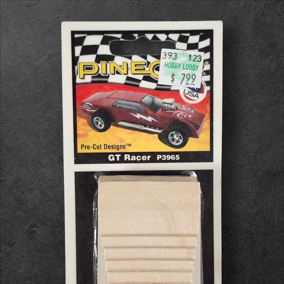 PineCar GT Racer P3965 2003 Pre-Cut Block New Sealed NOS Model Car Kit - Picture 3 of 7